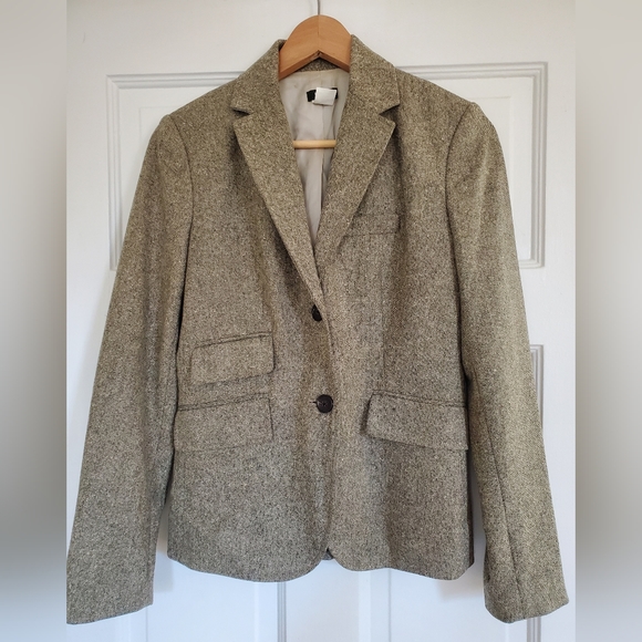 J. Crew Jackets & Blazers - JCrew 100% Wool Blazer with Elbow Patches